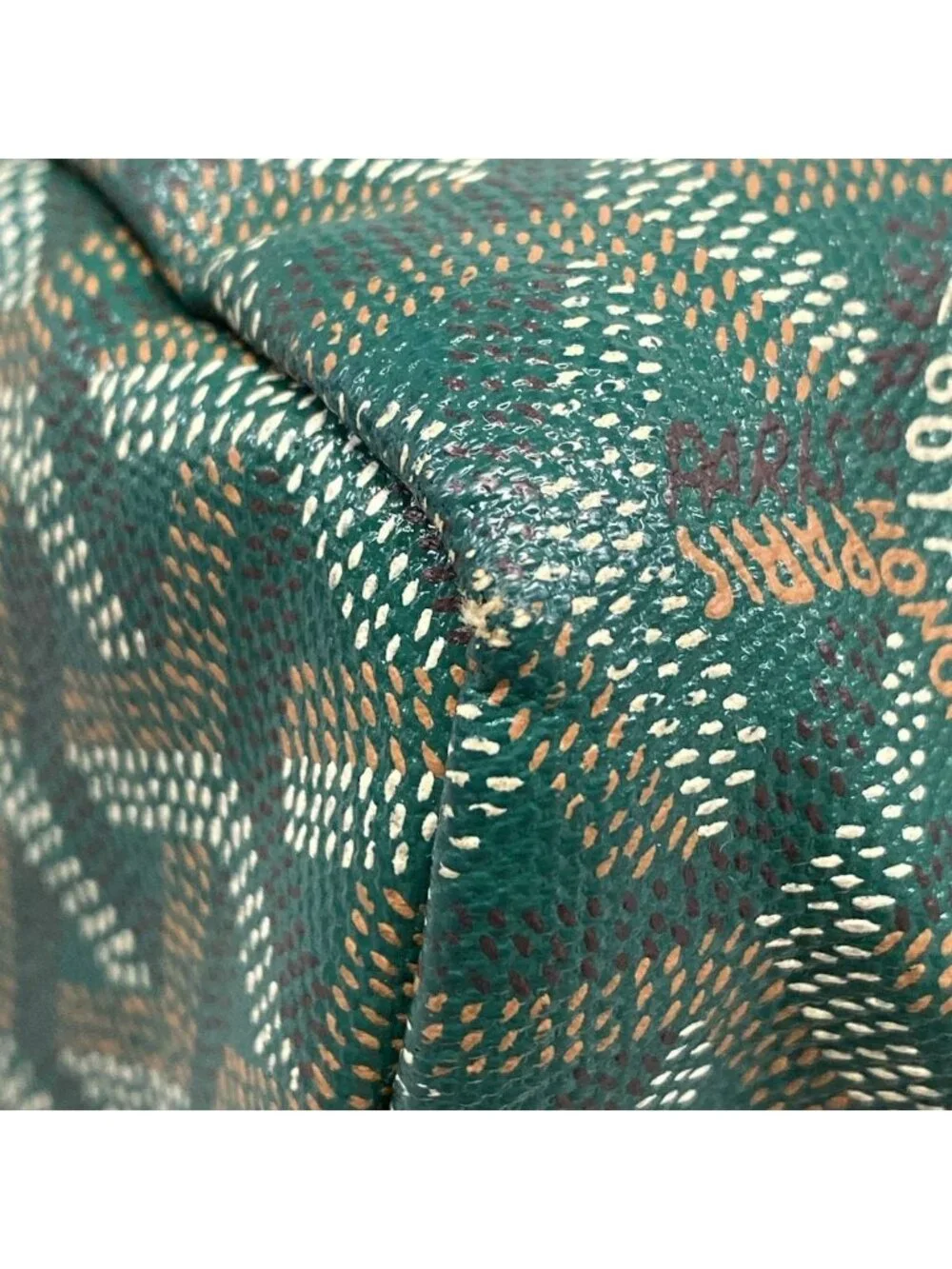 Goyard Tote Saint Louis PM Green Leather